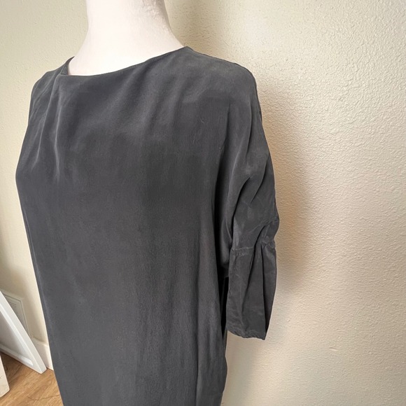Mikoh Women's Black Midi Dress Casual Minimalist Elegant - Picture 1 of 10